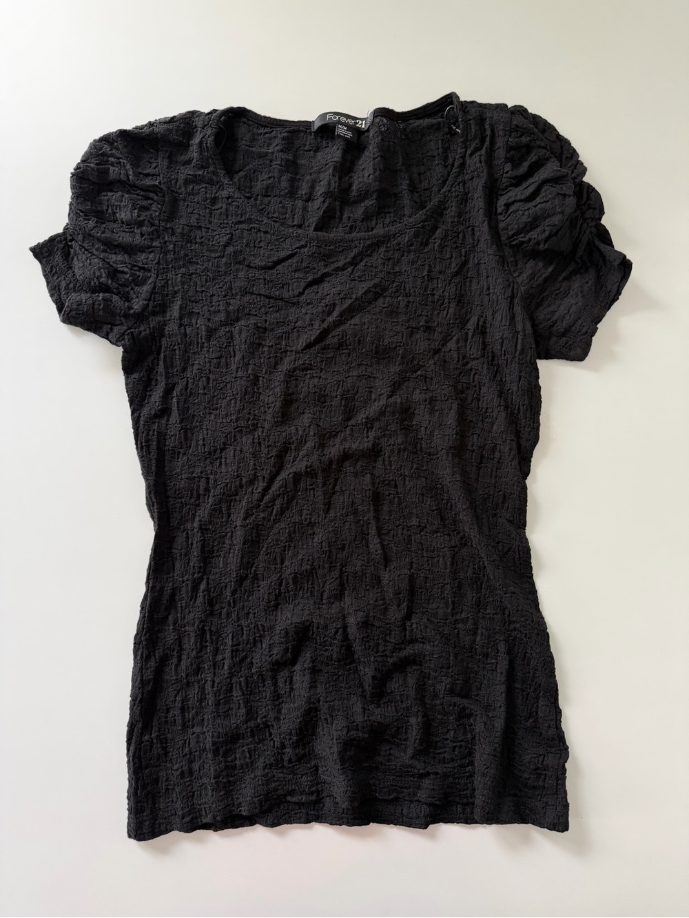 Vintage Forever21 Black Short Sleeve Top